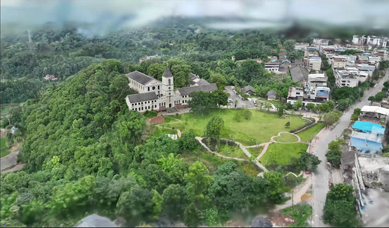 教堂区域高斯泼溅扫描